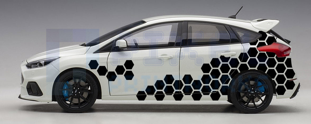 Universal Honeycomb Vinyl Graphics Kit | Suitable for All Car Models