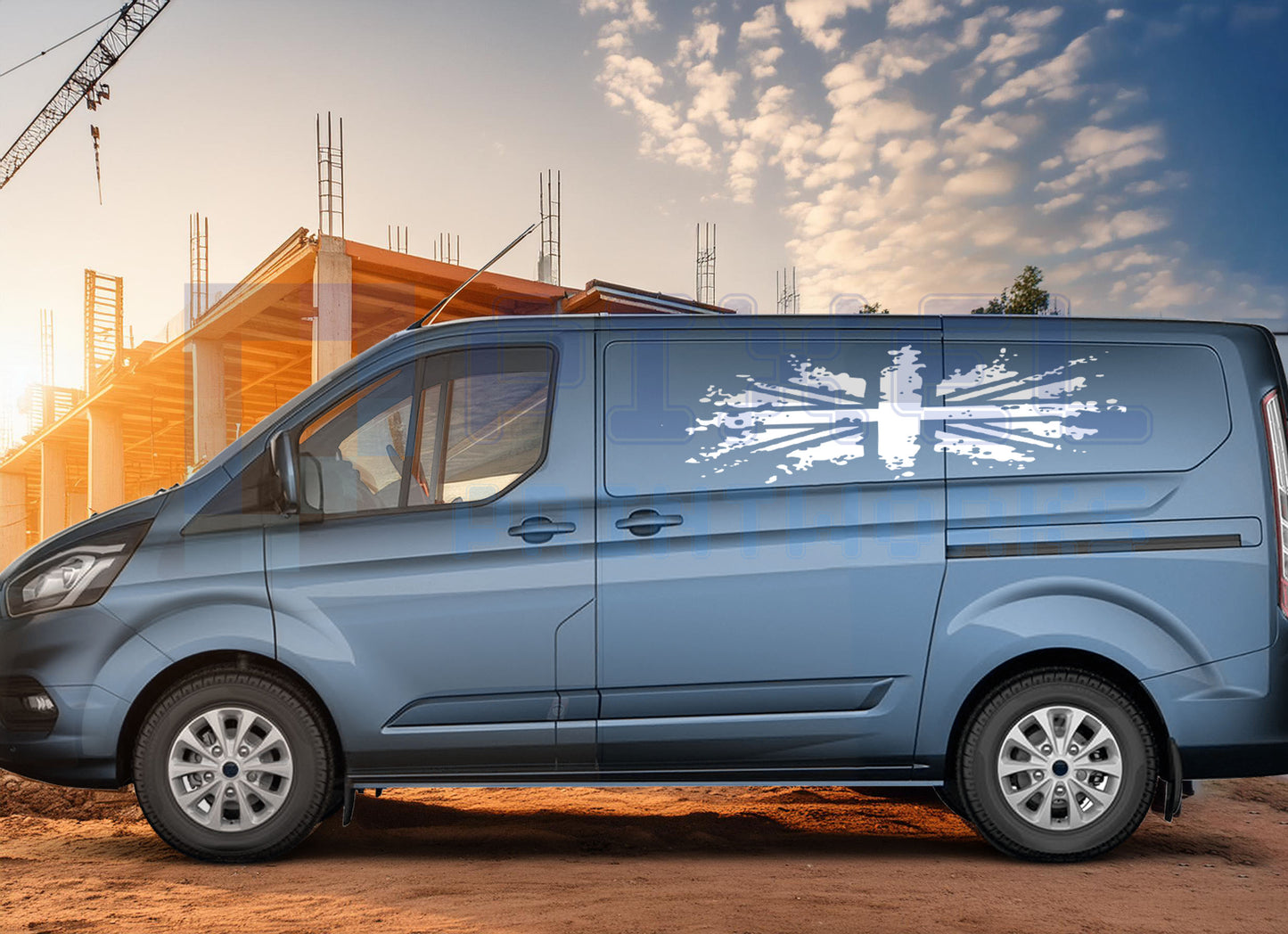 Universal Union Jack Door Decals – Pair of Vinyl Stickers for Vans & Motorhomes | Pixel Printworks