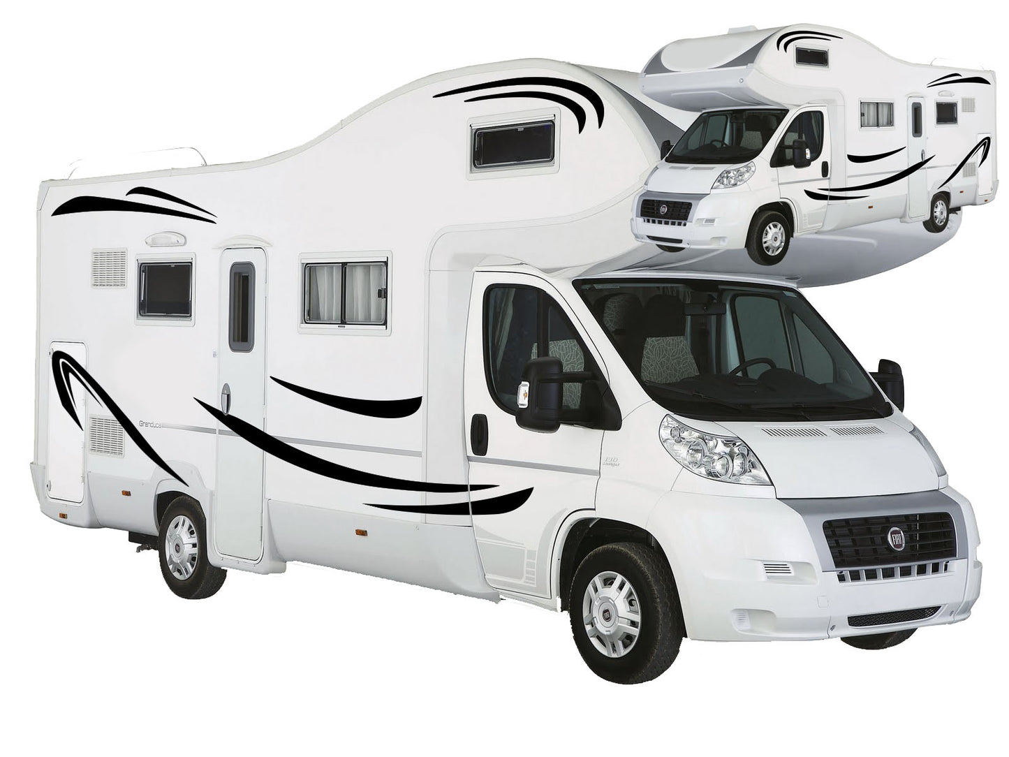 Conventional Motorhome Stripe Kit – 10pc Vinyl Decal Set