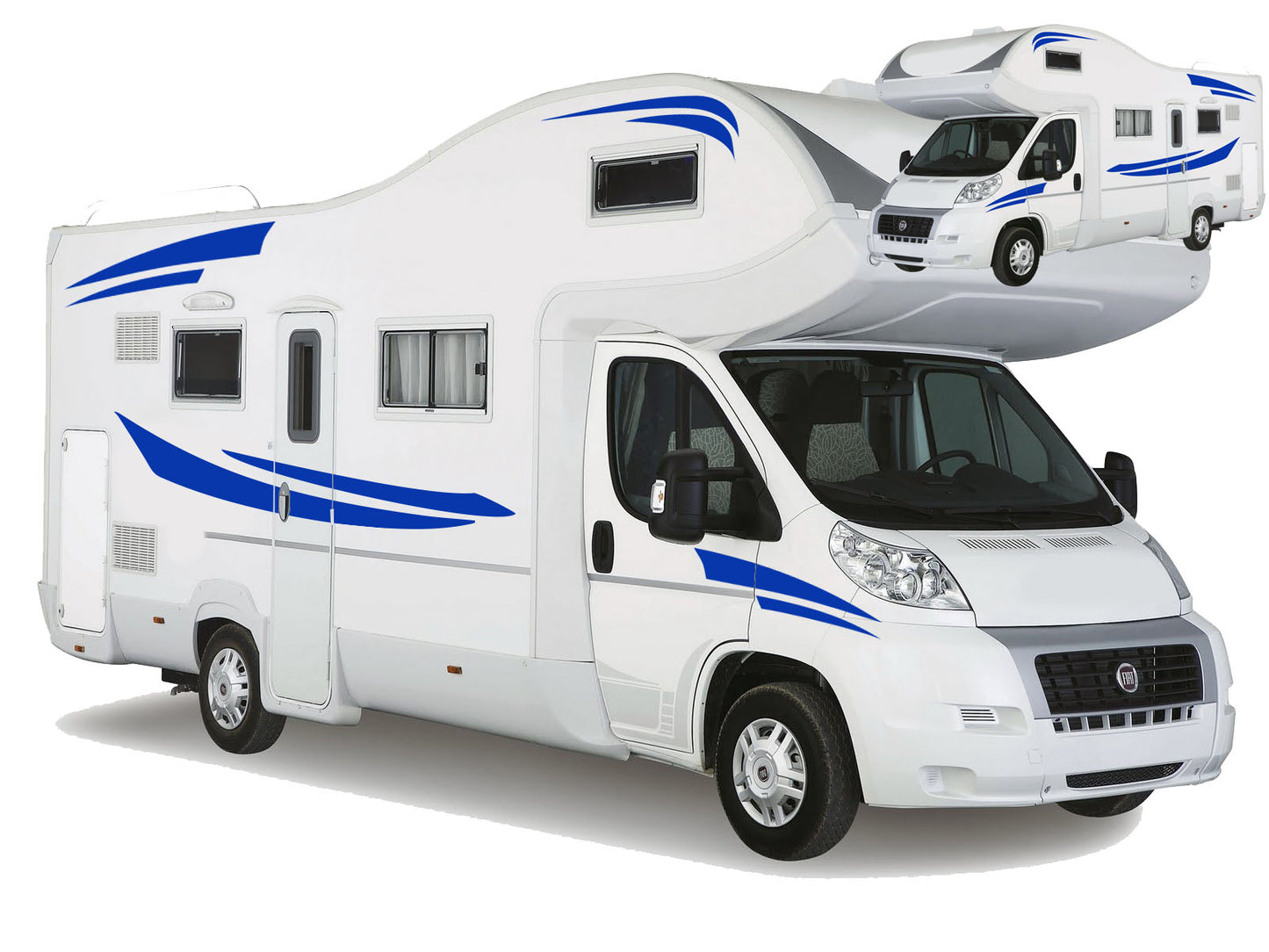 Conventional Motorhome Stripe Kit – 8pc Vinyl Decal Set