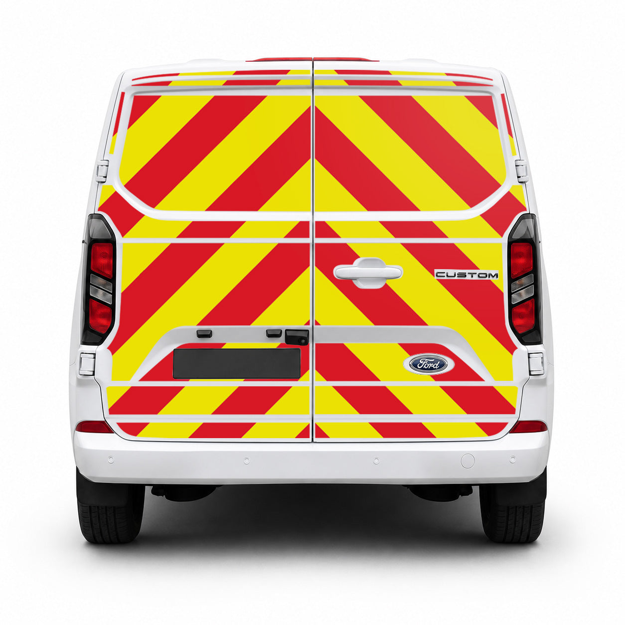 Reflective Chevron Kit | Ford Transit Custom MK2 (2023–2026) Rear
