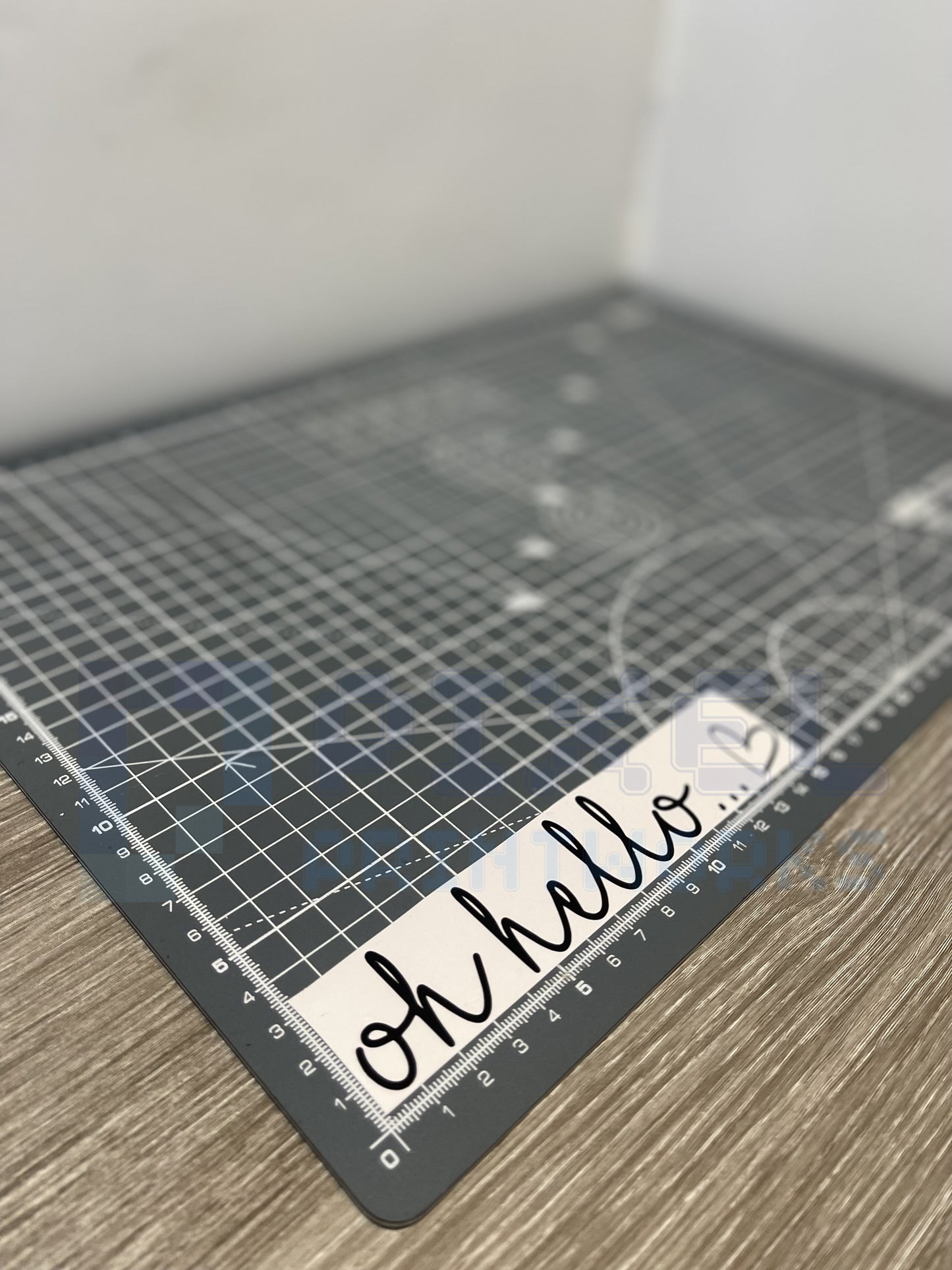 Oh Hello Vinyl Letterbox Sticker – Cute & Weatherproof Front Door Decal