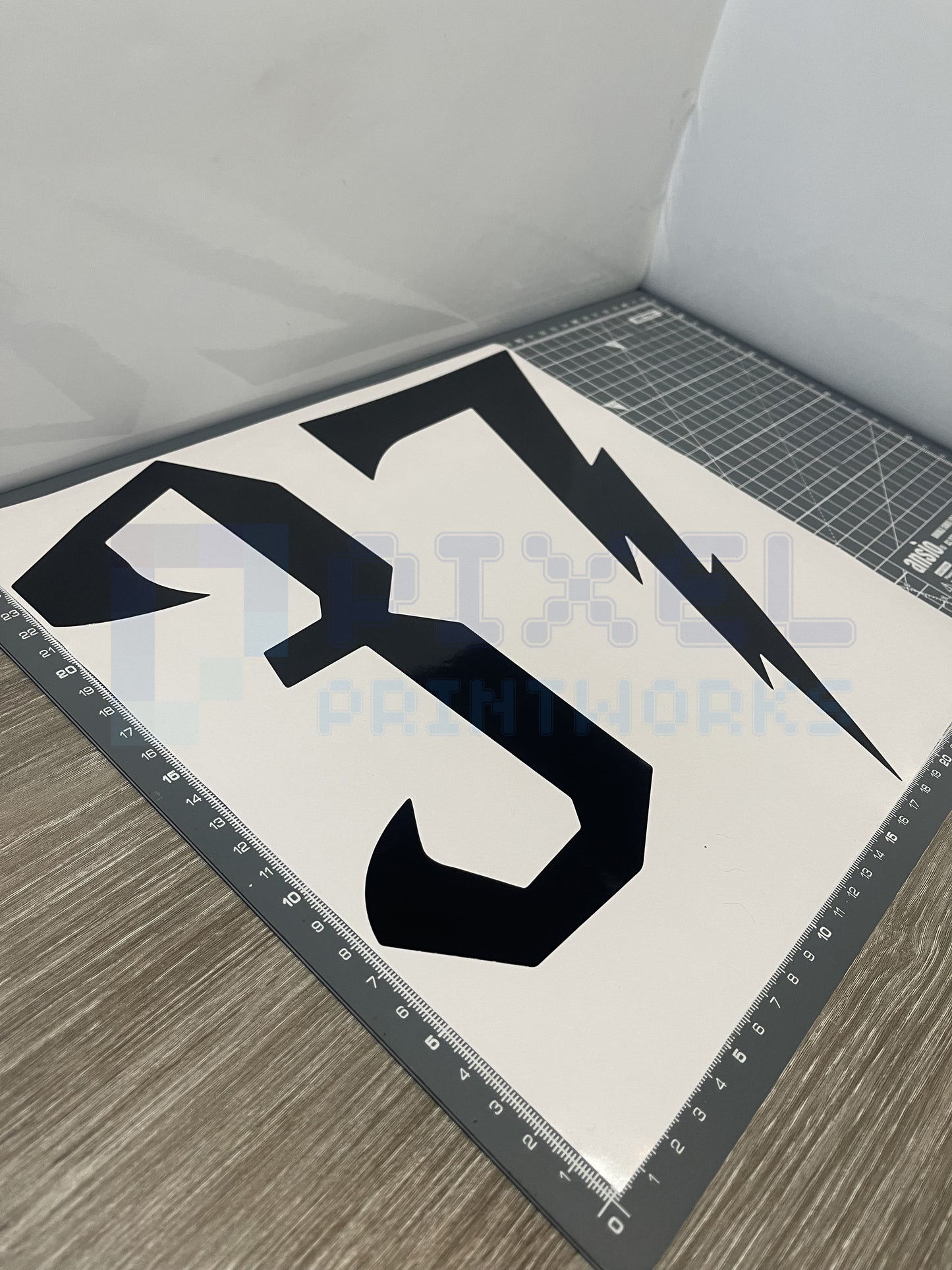 Personalised Wheelie Bin Sticker – Magical Wizard Font – Number Only | Vinyl Decal Pack