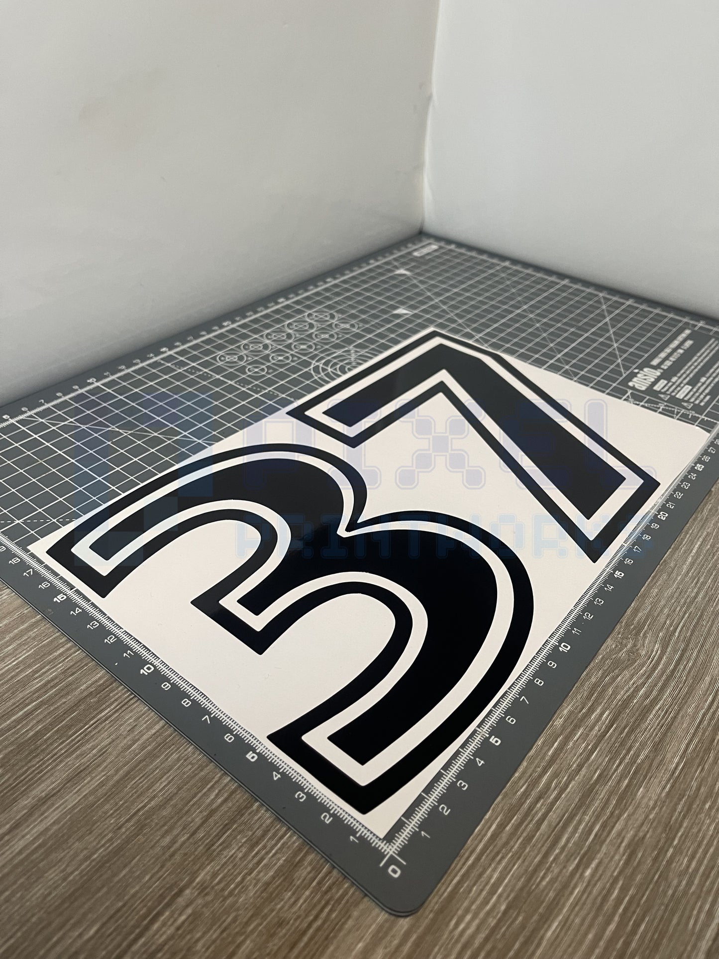 Personalised Wheelie Bin Sticker – Jedi Style Font – Number Only | Vinyl Decal Pack