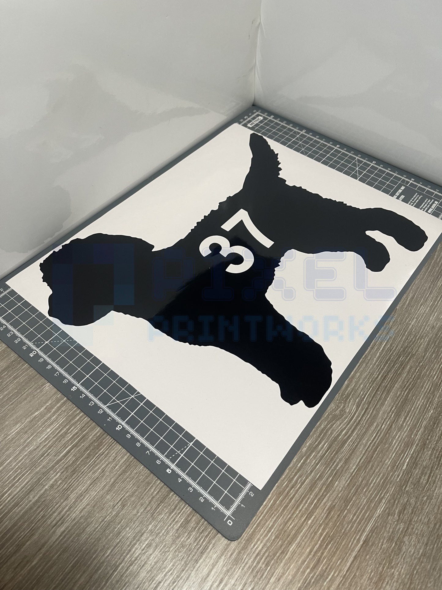 Personalised Wheelie Bin Sticker – Cockapoo Silhouette | Vinyl Decal Pack