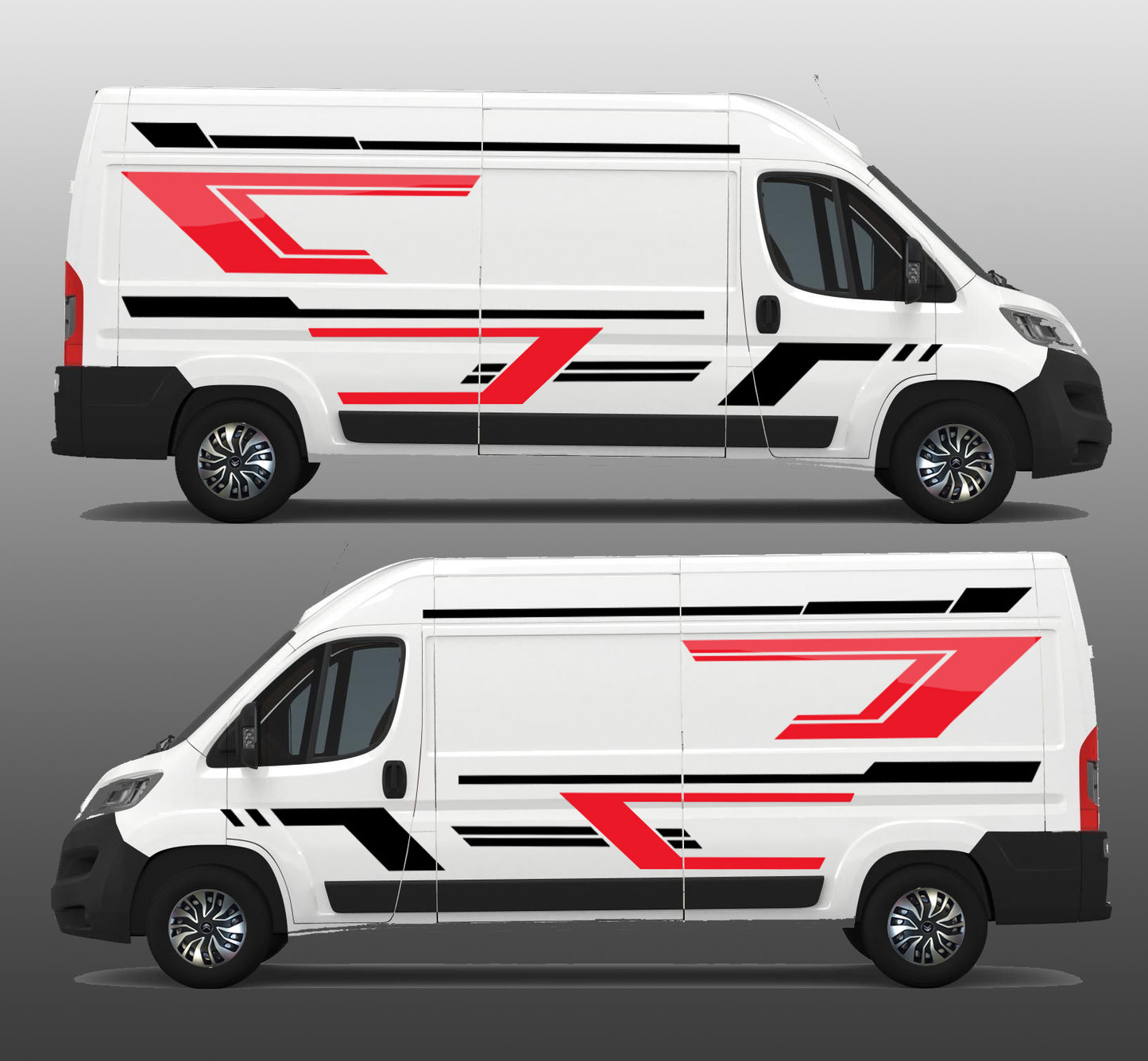 LWB Camper Vinyl Graphics Kit – 10pc Universal Decal Set by Pixel Printworks