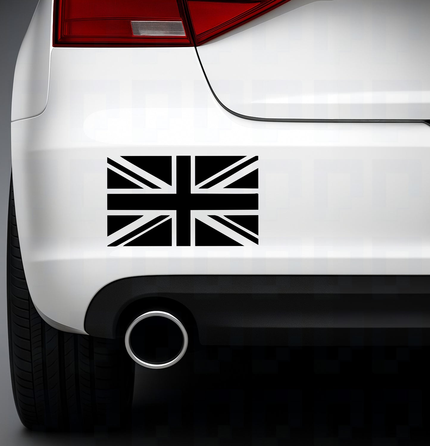 Union Jack Vinyl Sticker – Modern British Flag Bumper Decal for Cars, Laptops & More