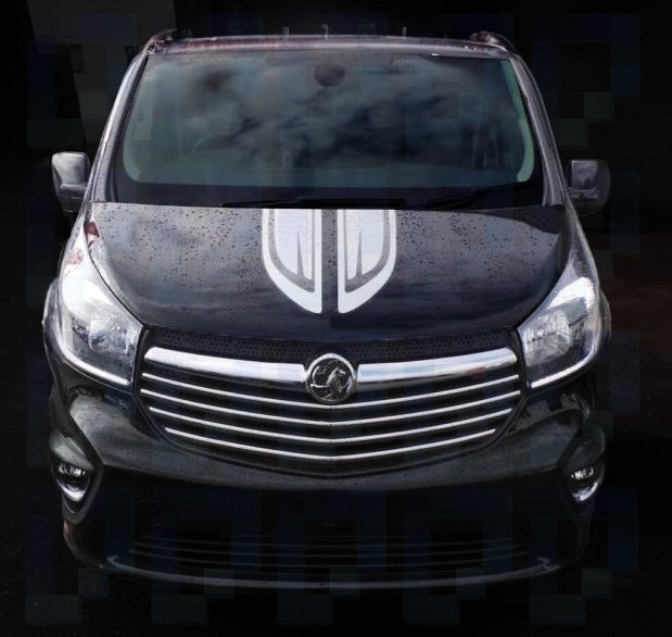 Bonnet Stripe Decal for Vauxhall Vivaro & Nissan NV300 (2014–2024) | by Pixel Printworks