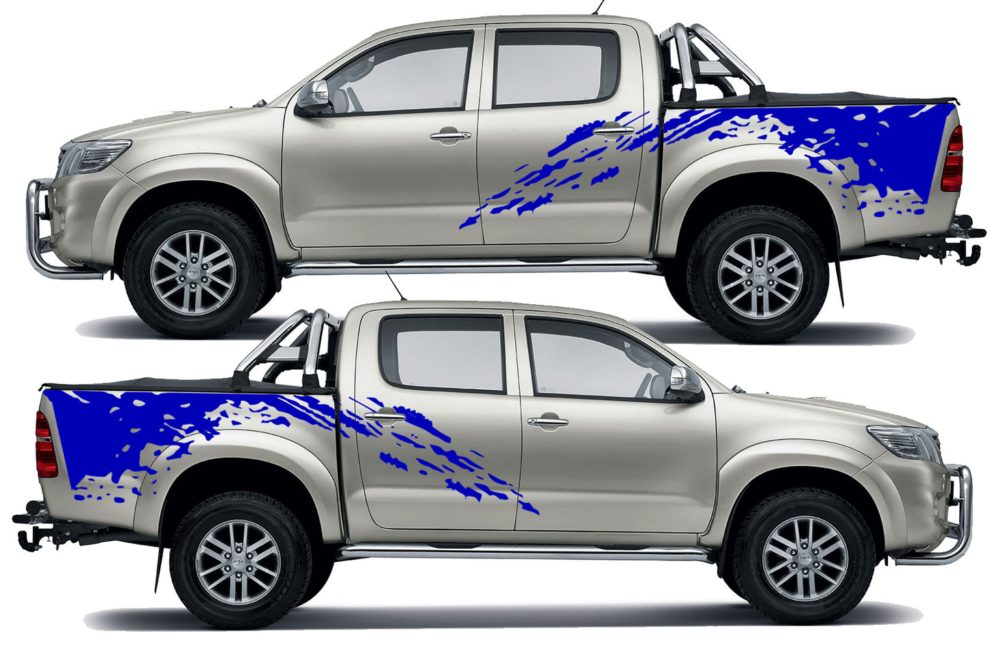Toyota Hilux Mudslinger Graphics Decal Kit (2015–2023) – Off-Road Vinyl by Pixel Printworks