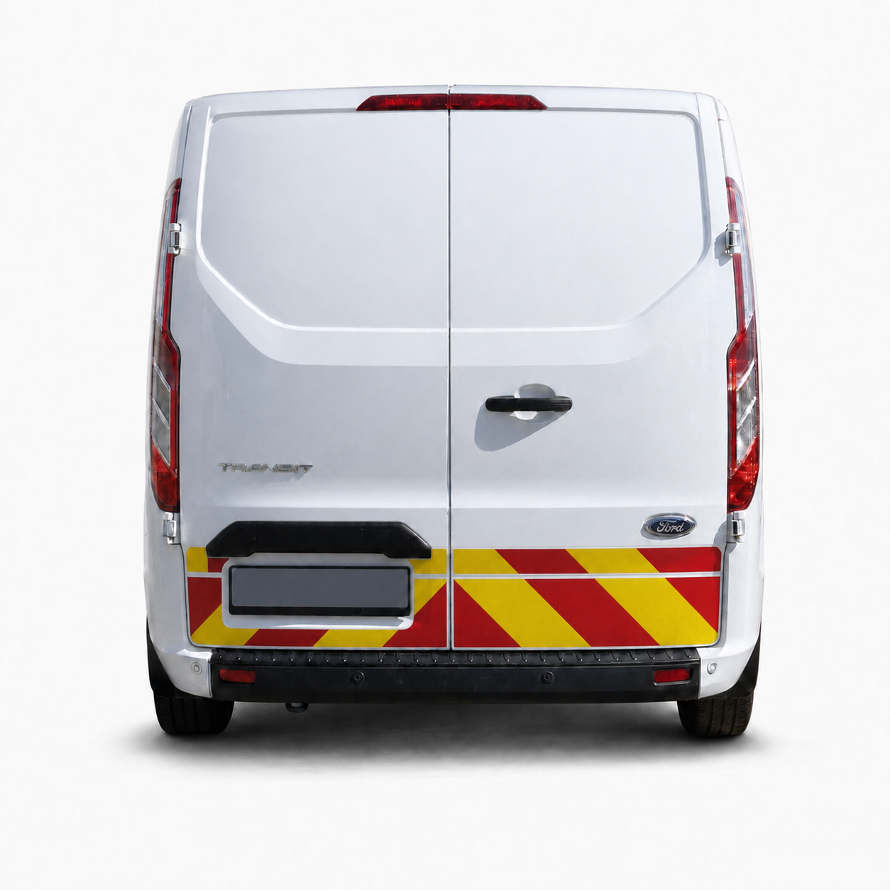 Reflective Chevron Kit — Ford Transit Custom (2013–2023) Rear