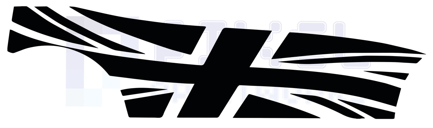 Mini Cooper Union Jack XL Flag | Vinyl Decal | Suitable for Mini Cooper R56