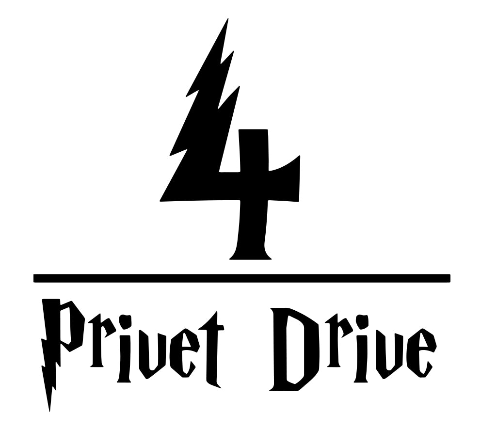 Personalised Wheelie Bin Sticker – Magical Wizard Font – Number & Street Name | Vinyl Decal Pack