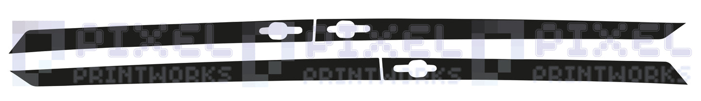 Ford Transit Custom MK8 XL Upper Door Stripe Decal – Vinyl Graphic Kit (2014–2023) | Pixel Printworks
