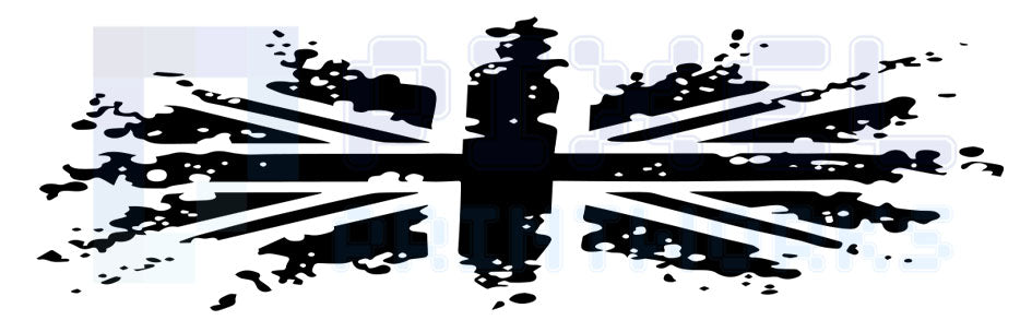 Universal Union Jack Door Decals – Pair of Vinyl Stickers for Vans & Motorhomes | Pixel Printworks