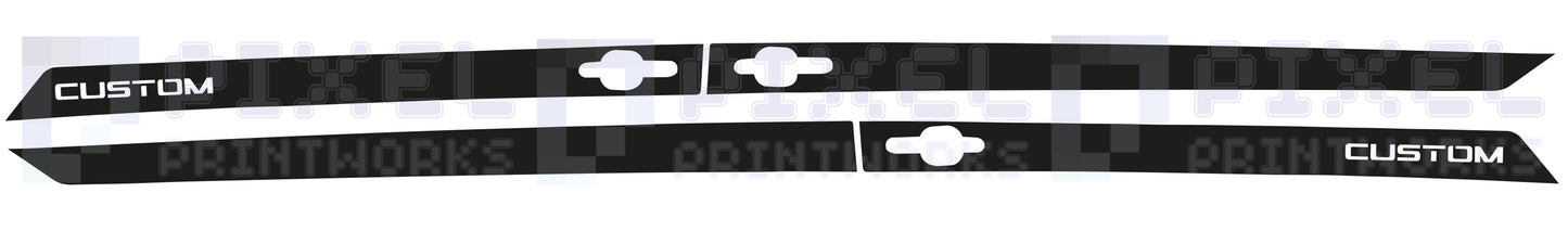 Ford Transit Custom MK8 XL Upper Door Stripe Decal – Vinyl Graphic Kit (2014–2023) | Pixel Printworks