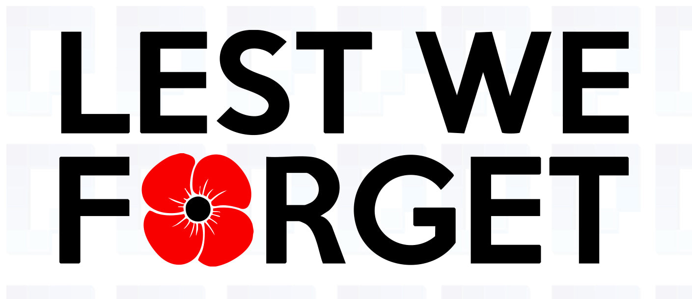 Lest We Forget Poppy Bumper Sticker – Memorial Vinyl Decal for Cars, Bikes & Windows