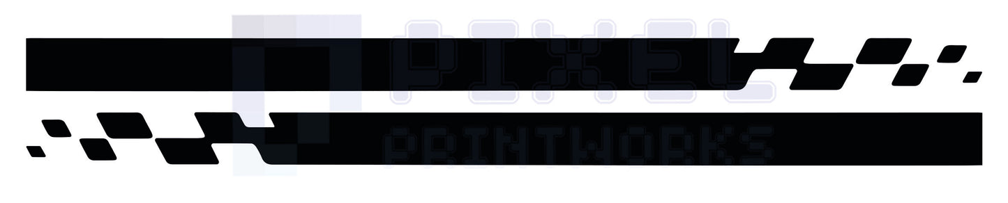 VW Polo Side Stripe Decals –  Full-Length Alternative Design (Fits MK5 & MK6)