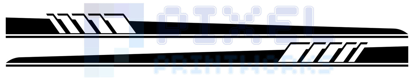 Mercedes Vito Side Stripe Decals – All Body Variations | Premium Vinyl Graphics