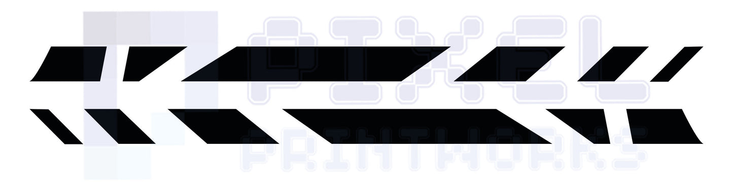 VW Polo Side Stripe Decals – Half-Length Staggered Design (Fits MK5 & MK6)