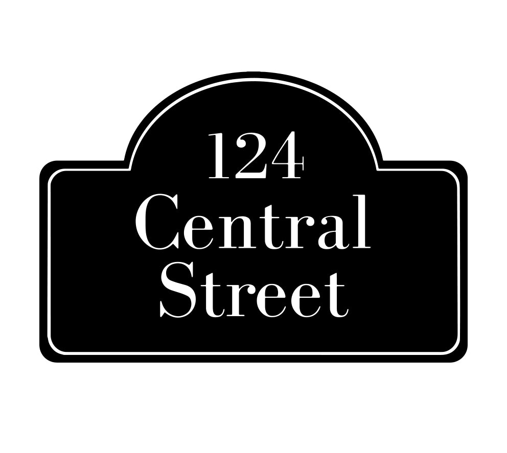 Personalised Wheelie Bin Sticker | Sign Design | Number & Street Name Vinyl Decal