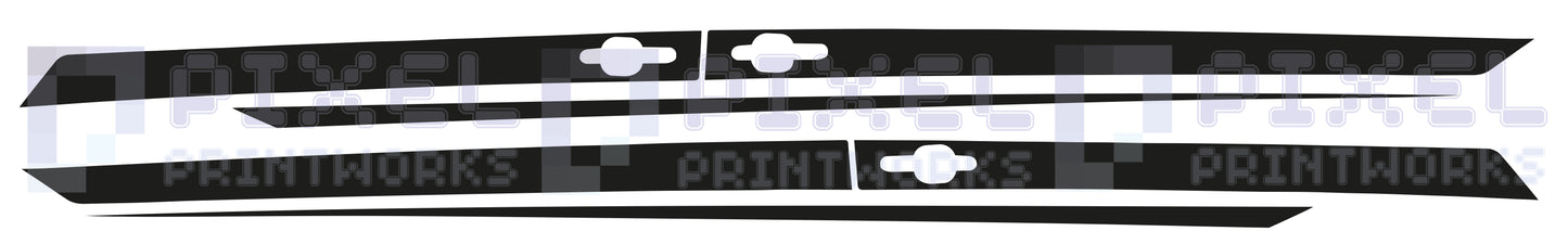 Ford Transit Custom MK8 XL & Thin Side Stripe – Vinyl Decal Kit (2014–2023) | Pixel Printworks