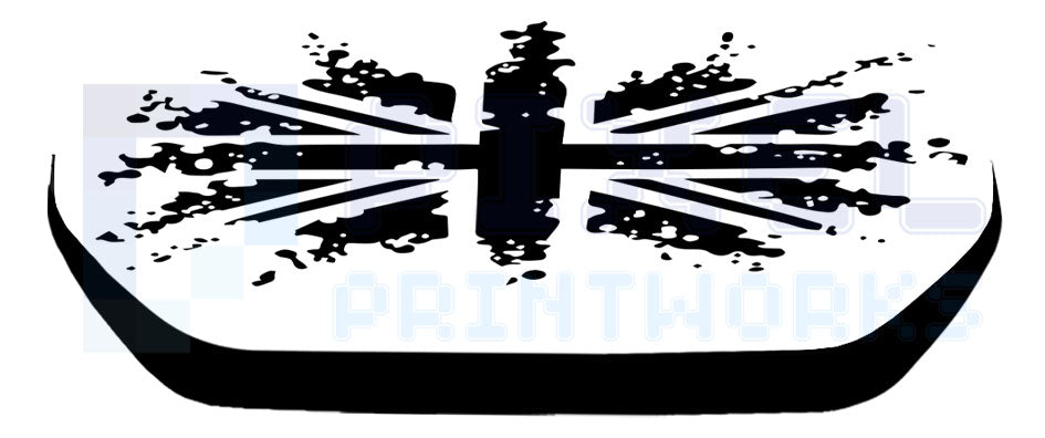 Ford Transit Custom Rear Door Union Jack + Contour Decal – Vinyl Graphic Kit | Pixel Printworks