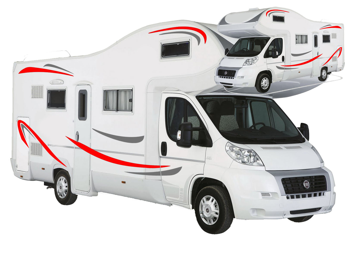 Conventional Motorhome Stripe Kit – 10pc Vinyl Decal Set