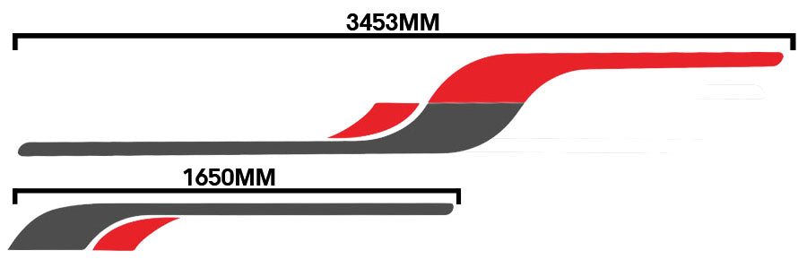 LWB Camper Vinyl Graphics Kit – Universal Campervan Decal Set by Pixel Printworks