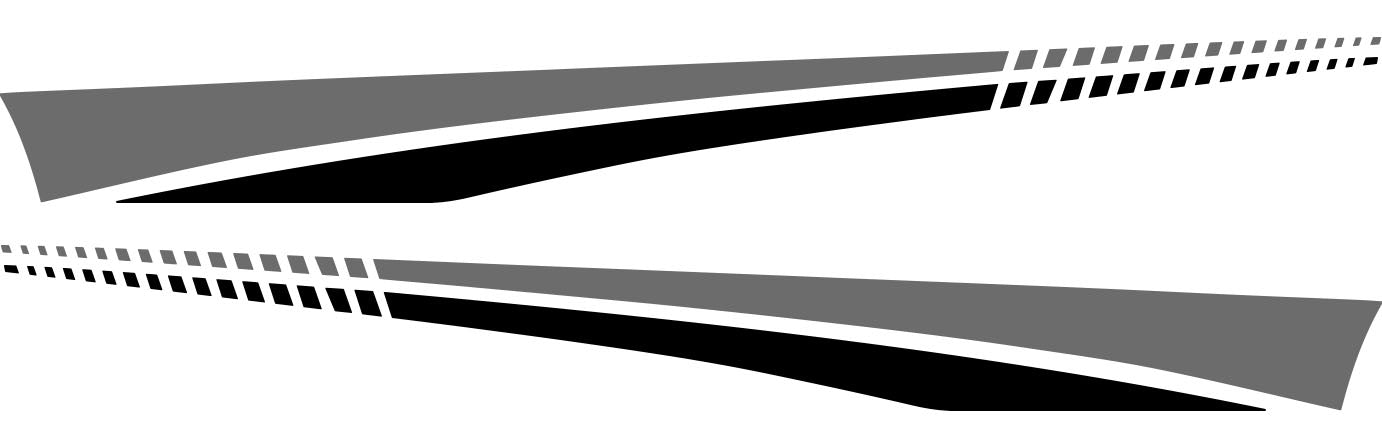 LWB Camper Vinyl Graphics Kit – 4pc Dual-Stripe Decal Set by Pixel Printworks