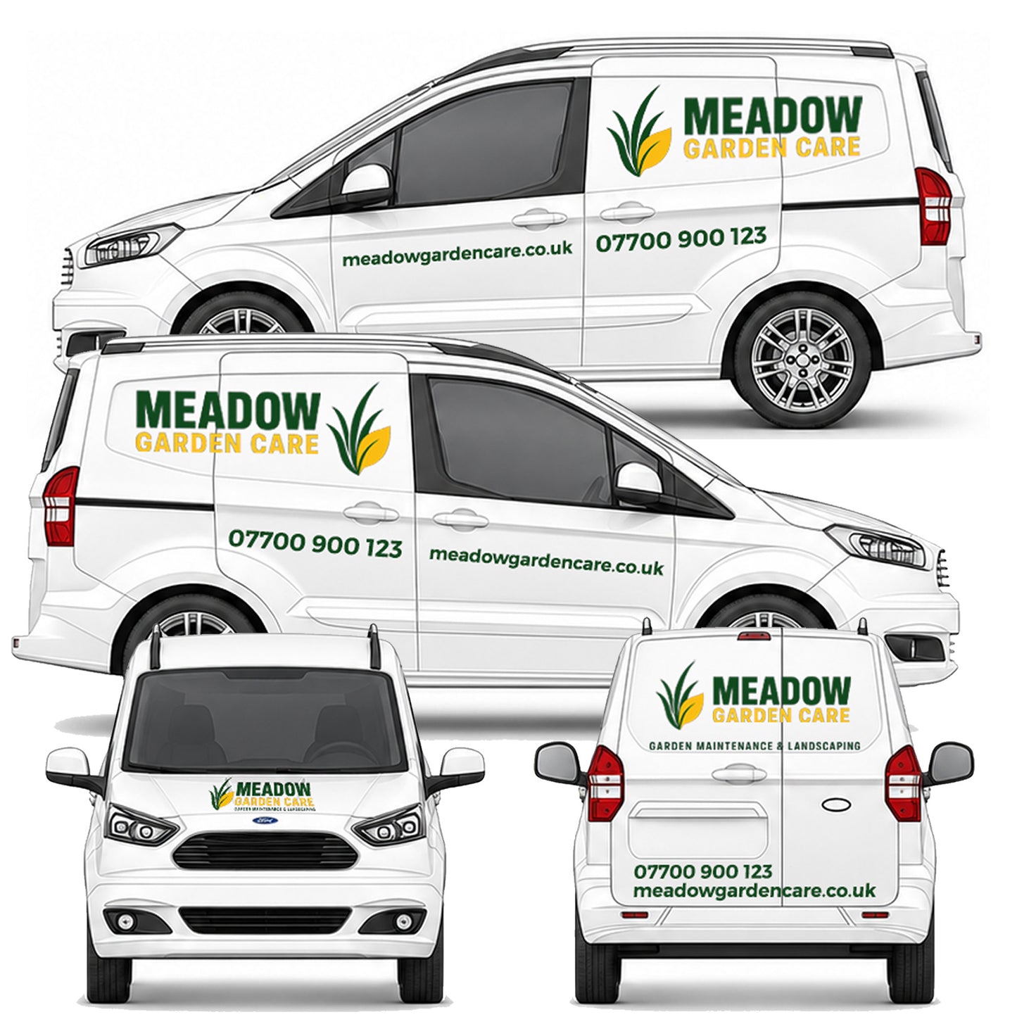 Small Custom Van Signage Kit
