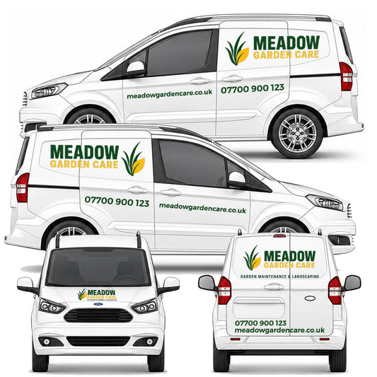 Small Custom Van Signage Kit