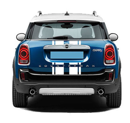 Bonnet & Boot Stripe Decals for Mini Cooper Countryman Full Kit | Vinyl Kit for R60 & F60